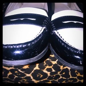 Black & White Loafers